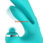 Preview: Good Vibes Only - Lisa Thrusting Rabbit vibrator with G-spot stimulator, turquoise